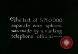 Image of New York-Chicago telephone line connection United States USA, 1925, second 32 stock footage video 65675066333