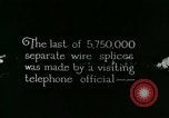 Image of New York-Chicago telephone line connection United States USA, 1925, second 33 stock footage video 65675066333