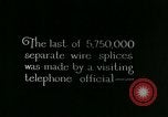Image of New York-Chicago telephone line connection United States USA, 1925, second 37 stock footage video 65675066333