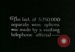 Image of New York-Chicago telephone line connection United States USA, 1925, second 38 stock footage video 65675066333
