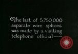 Image of New York-Chicago telephone line connection United States USA, 1925, second 39 stock footage video 65675066333