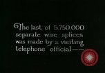 Image of New York-Chicago telephone line connection United States USA, 1925, second 41 stock footage video 65675066333