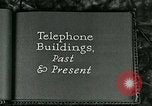 Standbild Telefon Gebäude United States USA, 1926, aus Sekunde 6 historischem Filmmaterial Videoclip 65675066334