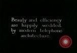 Standbild Telefon Gebäude United States USA, 1926, aus Sekunde 45 historischem Filmmaterial Videoclip 65675066334