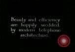 Standbild Telefon Gebäude United States USA, 1926, aus Sekunde 46 historischem Filmmaterial Videoclip 65675066334
