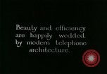 Standbild Telefon Gebäude United States USA, 1926, aus Sekunde 47 historischem Filmmaterial Videoclip 65675066334