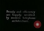 Standbild Telefon Gebäude United States USA, 1926, aus Sekunde 50 historischem Filmmaterial Videoclip 65675066334