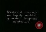 Standbild Telefon Gebäude United States USA, 1926, aus Sekunde 54 historischem Filmmaterial Videoclip 65675066334