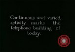 Immagine di Bell System facility e il centralino telefonico operatori United States USA, 1926, secondo 5 filmato di repertorio 65675066335