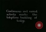 Immagine di Bell System facility e il centralino telefonico operatori United States USA, 1926, secondo 6 filmato di repertorio 65675066335