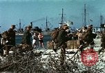 Standbild Bombe Wrack Bizerte Tunesien, 1943, aus Sekunde 56 historischem Filmmaterial Videoclip 65675066349