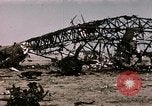 Standbild Zerstörte deutsche Kampfflugzeuge Tunis Tunesien, 1943, aus Sekunde 18 historischem Filmmaterial Videoclip 65675066356