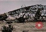 Standbild Zerstörte deutsche Kampfflugzeuge Tunis Tunesien, 1943, aus Sekunde 22 historischem Filmmaterial Videoclip 65675066356