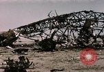 Standbild Zerstörte deutsche Kampfflugzeuge Tunis Tunesien, 1943, aus Sekunde 23 historischem Filmmaterial Videoclip 65675066356