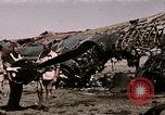 Standbild Zerstörte deutsche Kampfflugzeuge Tunis Tunesien, 1943, aus Sekunde 33 historischem Filmmaterial Videoclip 65675066356