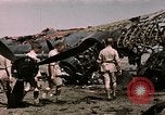 Standbild Zerstörte deutsche Kampfflugzeuge Tunis Tunesien, 1943, aus Sekunde 38 historischem Filmmaterial Videoclip 65675066356