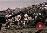 Standbild Zerstörte deutsche Kampfflugzeuge Tunis Tunesien, 1943, aus Sekunde 40 historischem Filmmaterial Videoclip 65675066356