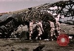 Standbild Zerstörte deutsche Kampfflugzeuge Tunis Tunesien, 1943, aus Sekunde 46 historischem Filmmaterial Videoclip 65675066356