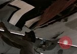 Image of wrecked German aircraft Tunis Tunisia, 1943, second 33 stock footage video 65675066359