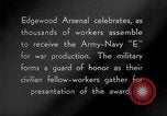Immagine di Army-Navy "E" Award Maryland United States USA, 1942, secondo 18 filmato di repertorio 65675066403