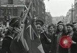Image of Victory in Europe Day London England United Kingdom, 1945, second 52 stock footage video 65675066455