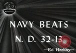 Image Navy versus Notre Dame football game Baltimore Maryland USA, 1944, de la seconde 1 séquences d'archives historiques vidéo 65675066484