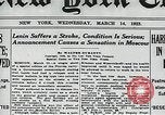 Immagine di Lenin la morte di Stalin e aumento di Mosca prove e grandi Purge La Russia Unione Sovietica, 1930, secondo 5 filmato di repertorio 65675066491