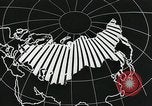 Immagine di Mappa comunista di espansione del dopoguerra in Europa e in Asia Unione Sovietica, 1949, secondo 58 filmato di repertorio 65675066494