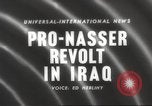 Standbild King Faisal II und Nuri as-sagte vor dem Aufstand im Irak Irak, 1958, aus Sekunde 1 historischem Filmmaterial Videoclip 65675066499
