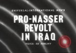 Standbild King Faisal II und Nuri as-sagte vor dem Aufstand im Irak Irak, 1958, aus Sekunde 4 historischem Filmmaterial Videoclip 65675066499