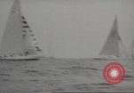 Image of America's Cup qualifying race 1958 Newport Rhode Island USA, 1958, second 9 stock footage video 65675066504