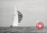Image of America's Cup qualifying race 1958 Newport Rhode Island USA, 1958, second 17 stock footage video 65675066504