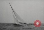Image of America's Cup qualifying race 1958 Newport Rhode Island USA, 1958, second 24 stock footage video 65675066504