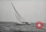 Image of America's Cup qualifying race 1958 Newport Rhode Island USA, 1958, second 30 stock footage video 65675066504
