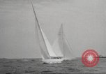 Image of America's Cup qualifying race 1958 Newport Rhode Island USA, 1958, second 36 stock footage video 65675066504