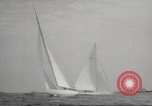 Image of America's Cup qualifying race 1958 Newport Rhode Island USA, 1958, second 37 stock footage video 65675066504