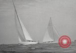 Image of America's Cup qualifying race 1958 Newport Rhode Island USA, 1958, second 38 stock footage video 65675066504