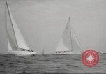 Image of America's Cup qualifying race 1958 Newport Rhode Island USA, 1958, second 39 stock footage video 65675066504