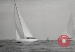 Image of America's Cup qualifying race 1958 Newport Rhode Island USA, 1958, second 40 stock footage video 65675066504