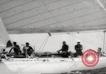 Image of America's Cup qualifying race 1958 Newport Rhode Island USA, 1958, second 43 stock footage video 65675066504