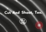 Standbild Roy Harris Cut and Shoot Texas USA, 1958, aus Sekunde 3 historischem Filmmaterial Videoclip 65675066505