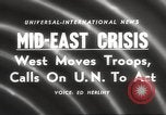 Standbild Libanon Krise Libanon, 1958, aus Sekunde 3 historischem Filmmaterial Videoclip 65675066506