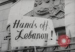 Standbild Libanon Krise Libanon, 1958, aus Sekunde 18 historischem Filmmaterial Videoclip 65675066507