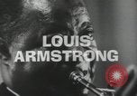 Image of Louis Armstrong United States USA, 1969, second 21 stock footage video 65675066559