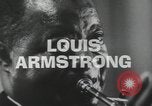 Image of Louis Armstrong United States USA, 1969, second 22 stock footage video 65675066559