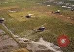 Image of UH-1 Iroquois helicopters Vietnam, 1969, second 49 stock footage video 65675066571