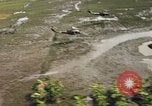 Image of UH-1 Iroquois helicopters Vietnam, 1969, second 58 stock footage video 65675066571