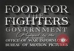 Immagine di Nutrizione soldato nella seconda guerra mondiale United States USA, 1943, secondo 7 filmato di repertorio 65675066585