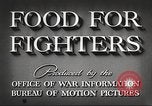 Immagine di Nutrizione soldato nella seconda guerra mondiale United States USA, 1943, secondo 13 filmato di repertorio 65675066585