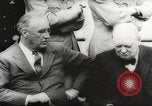 Image of Winston Churchill Quebec Canada, 1943, second 26 stock footage video 65675066600